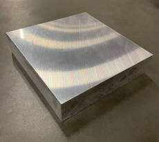 Kvadratisk platta i aluminium